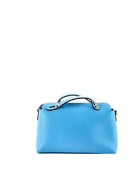 Pre-Owned Fendi Medium Logo By The Way Satchel Stitched Leather
