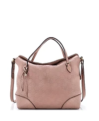 Pre-Owned Gucci Medium Bree Convertible Top Handle Bag Guccissima Leather
