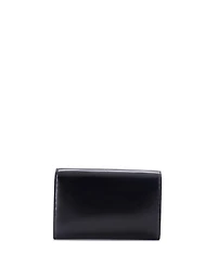 Pre-Owned Saint Laurent Classic Monogram Flap Chain Wallet Leather