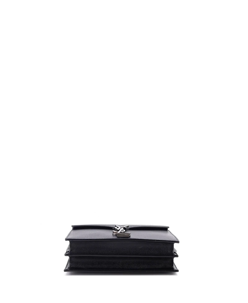 Pre-Owned Saint Laurent Small Cassandra Chain Shoulder Bag Leather