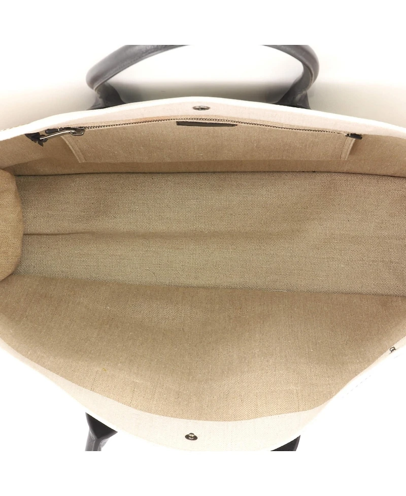 Pre-Owned Saint Laurent Large Rive Gauche Shopper Tote Canvas