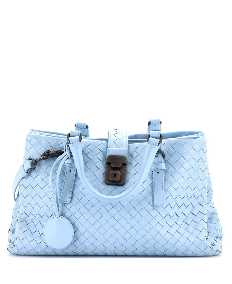 Pre-Owned Bottega Veneta Small Roma Bag Intrecciato Nappa