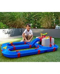 Aquaplay Harbor 50.39" x 36.61" x 15.75" Hand-Crank Water Play Set, Ages 3+