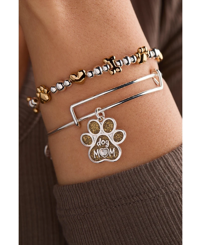 Alex and Ani Dog Mom Charm Bangle