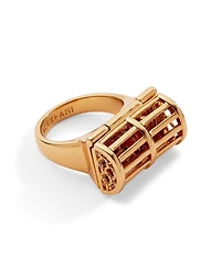 Alex and Ani Lobster Boil Hinged Cage Ring