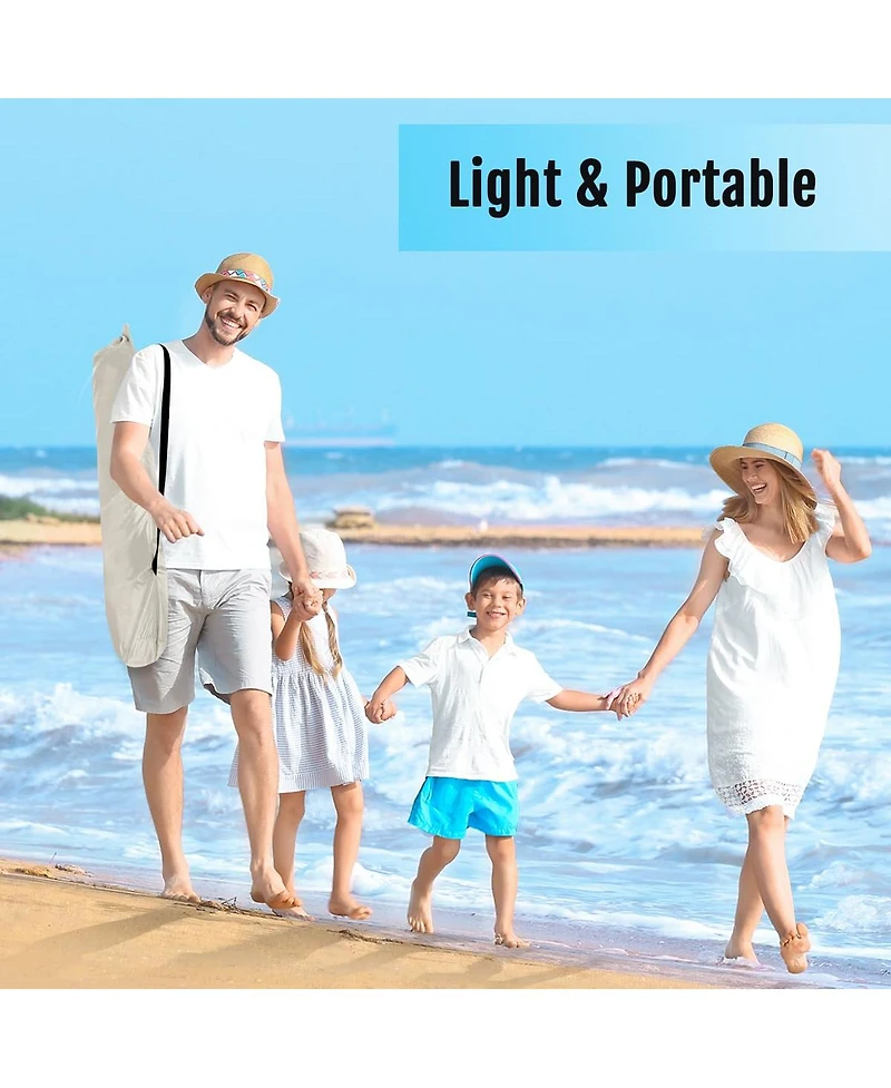 Aofar Pop Up Beach Tent Sun Shade Shelter Uv Protection