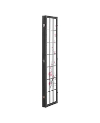 Slickblue 4 Panel Wood Privacy Screen Divider, Portable Folding Partition for Bedroom Home Office Living Room