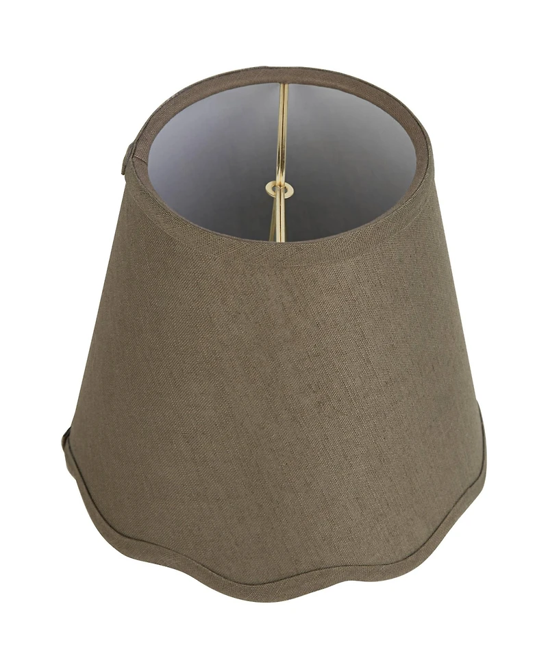 Springcrest Mylie Scallop Empire Lamp Shade 4x6x5.5 (Clip-On)