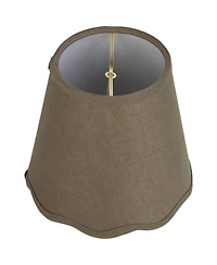 Springcrest Mylie Scallop Empire Lamp Shade 4x6x5.5 (Clip-On)