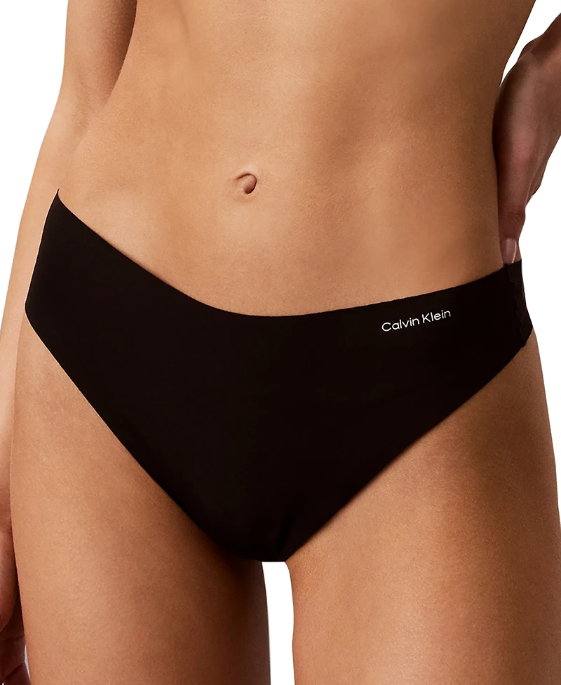 Calvin Klein Invisibles Seamless Microfiber Stretch Thong, QD5413
