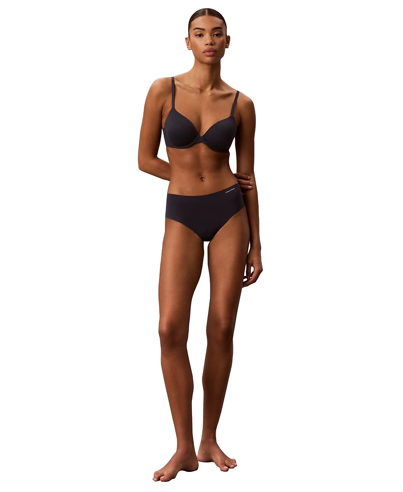 Calvin Klein Invisibles Seamless Microfiber Stretch Hipster Panty, QD5414