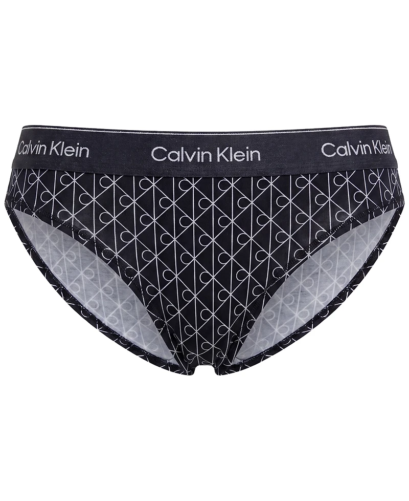 Calvin Klein Regular Icon Cotton-Modal Blend Bikini Panty, QF9160