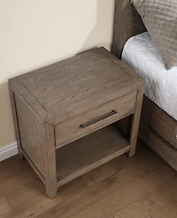 Adler 28" Plywood 1-Drawer Nightstand, Macy's Exclusive