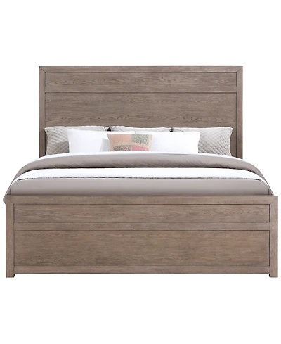 Adler Queen Plywood Modern Bed, Macy's Exclusive