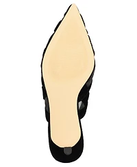 Nine West Women's Ellite Sheer Lattice Slingback Pumps
