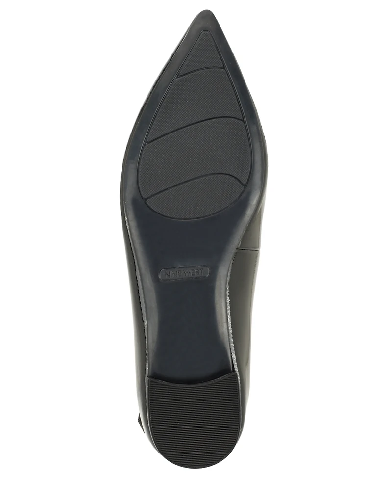 Nine West Women's Jarry Crisscross Pointed Toe Dress Flats