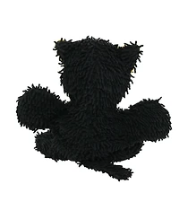 Mighty Microfiber Ball Med Cat Black 2 Pack, Durable Squeaky Halloween Dog Toy