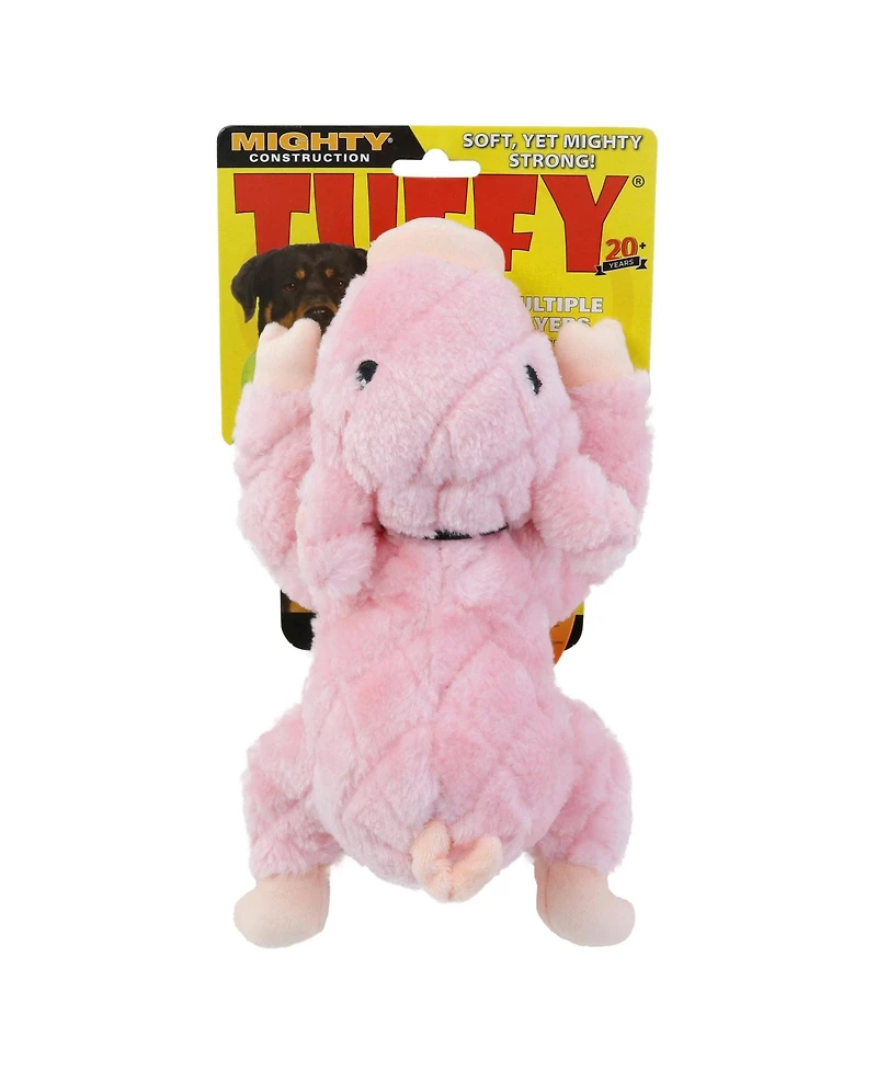 Mighty Farm Piggy 2 Pack, Durable Plush Squeaky Dog Toy