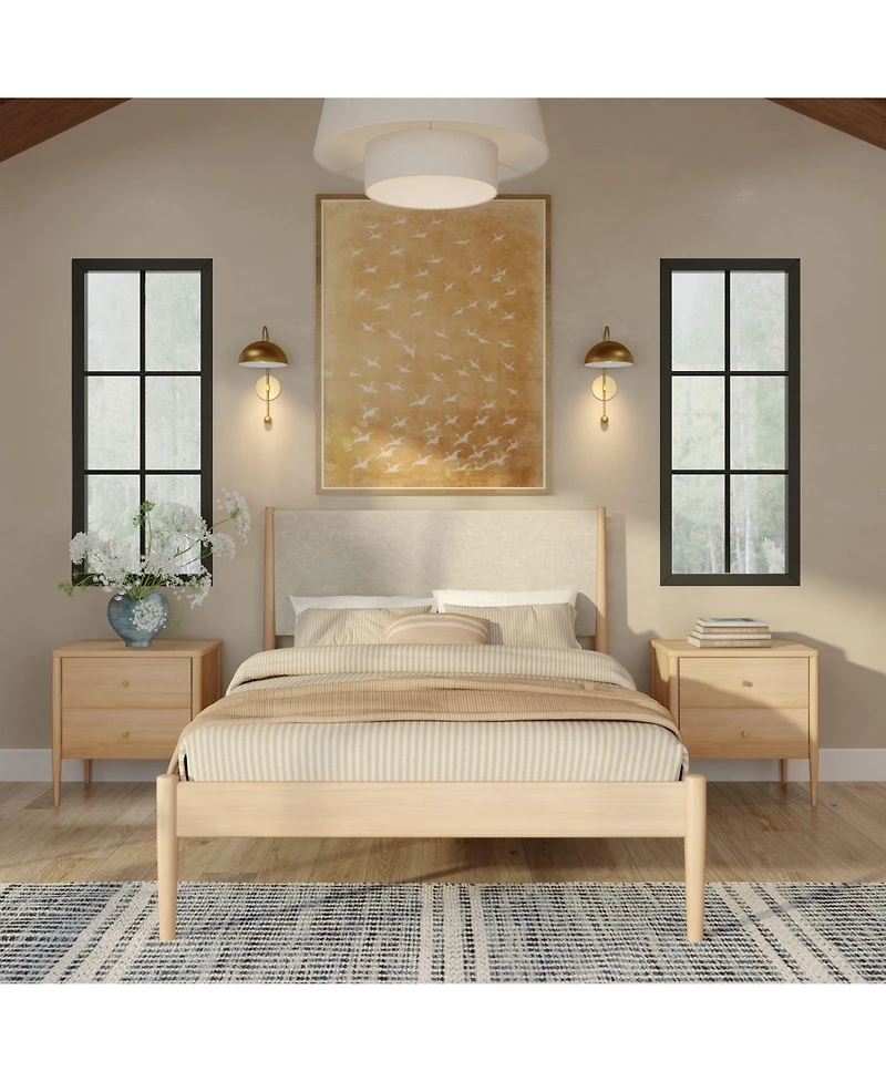 Plank+Beam Harbor 2 Drawer Nightstand