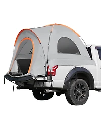 Hongge Waterproof Double Layer Truck Bed Tent for 5.5 to 6 ft Pickups Sleeping 2 to 3 with Rainfly and Carry Bag