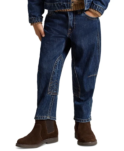 Polo Ralph Lauren Girls' 2T-6X Curved Tapered Cotton Denim Jeans
