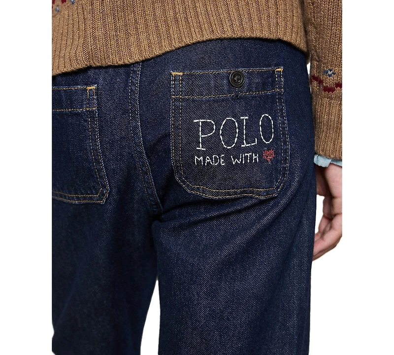 Polo Ralph Lauren Girls' 7-16 Logo Flared Denim Jeans