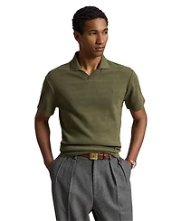 Polo Ralph Lauren Men's Pointelle-Ribbed Regular-Fit Shirt