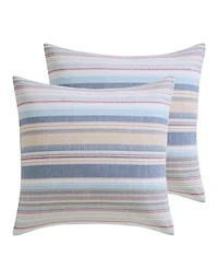 Levtex Home Providence Stripe 2-Piece Sham Set, European