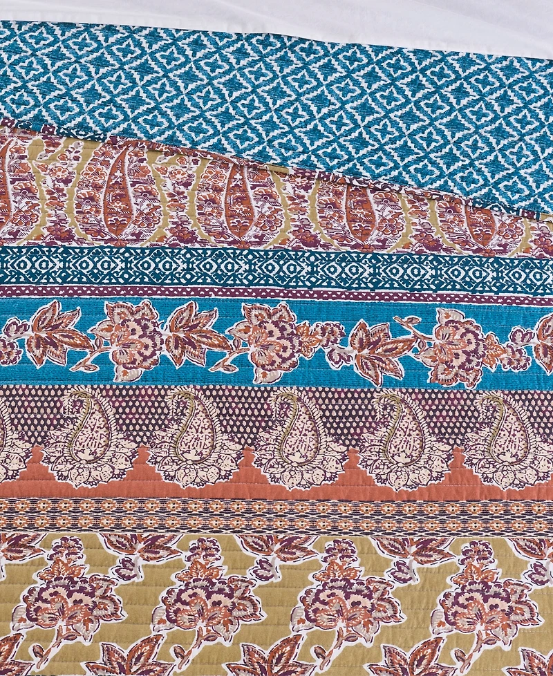 Levtex Home Kirana Reversible 3-Piece Quilt Set, Full/Queen