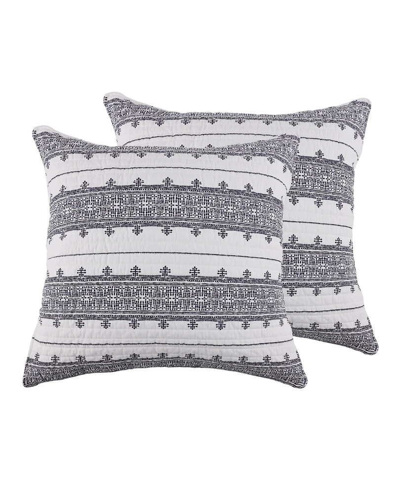 Levtex Home Sonoire 2-Piece Sham Set, European
