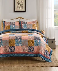 Greenland Home Fashions Tangier Reversible 3-Piece Quilt Set