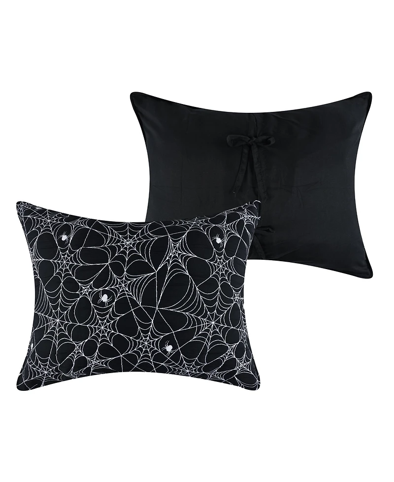 Greenland Home Fashions Spinderella Jacquard-Woven Lightweight Pillow Sham, Standard