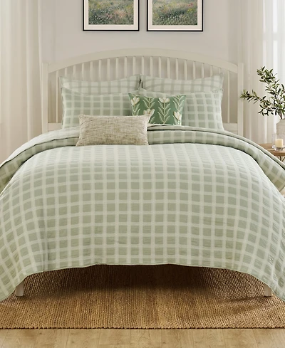 Greenland Home Fashions Millhouse Jacquard-Woven -Piece Coverlet Set