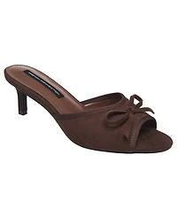 French Connection Women's Dotty Faux Suede Heel