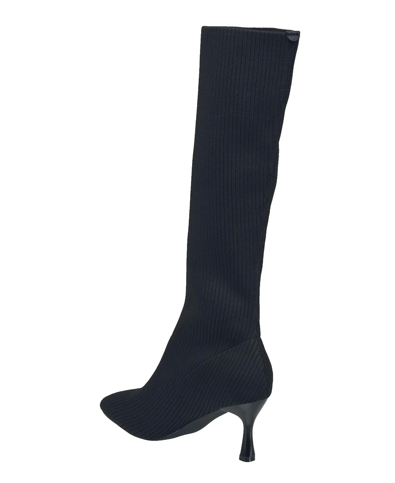 French Connection Women's Stretch Knit Knee High Boot