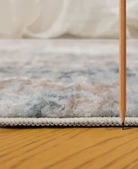 Mink Home Homewell Machine Washable MET8003 7'10"x9'10" Area Rug