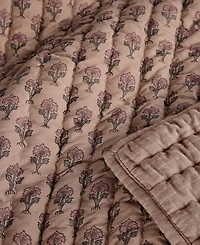 Oake Plum Floral 3-Piece Coverlet Set, King, Macy's Exclusive