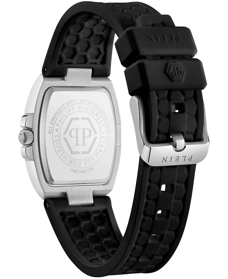 Philipp Plein Supreme Women's Silicone Strap Watch 30mm