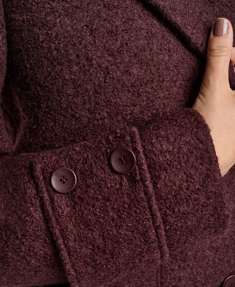 Andrew Marc Women's Regine Slim Wool-Blend Boucle Coat