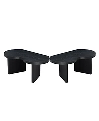 Flynama 31.49" Butterfly Shaped Mdf Coffee Table