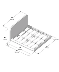 Plank+Beam Ashland Upholstered Bed (King)