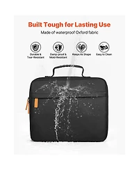 Sugift Miniature Storage Carrying Figure Bag for 1:500-1:750 Scale Models with 3 Foam Layers