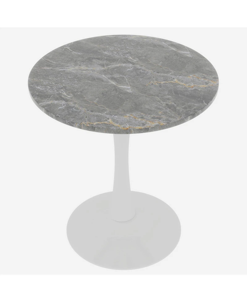 Flynama 27.6" Round Marble Vein Coffee Table