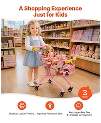 Sugift Doll-Seat Foldable Shopping Cart, Ages 3+