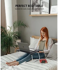 Gnuadz Laptop Bed Desk Foldable Portable Stand Mini Table Breakfast Picnic Drawing Couch Floor
