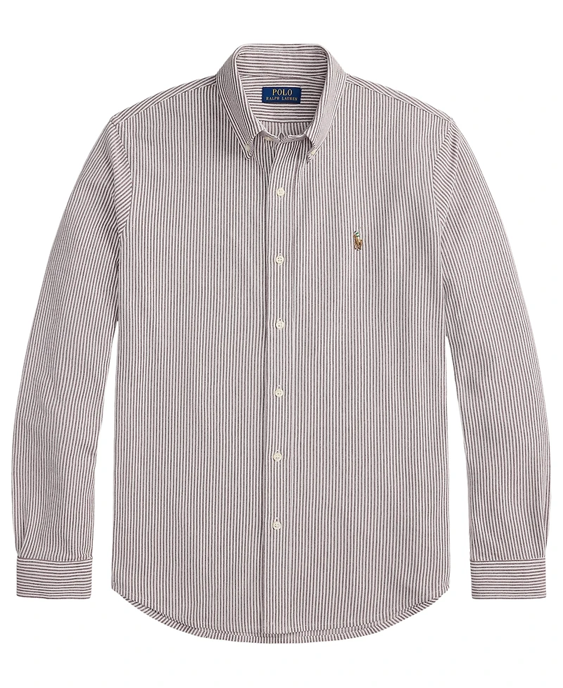Polo Ralph Lauren Men's Striped Knit Oxford Shirt