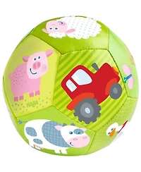 Haba On the Farm Soft Baby Ball with Farm Animals, Sensory Play, Ages 6 Months+