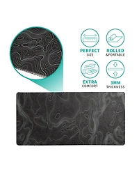 Lofree Extended Topographic Contour Gaming Non-Slip Desk Pad Compatible with Laptops, Keyboards, and Mice