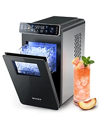 Ecozy Chillio 26 lb Countertop Ice Maker, Portable Self-Cleaning Machine