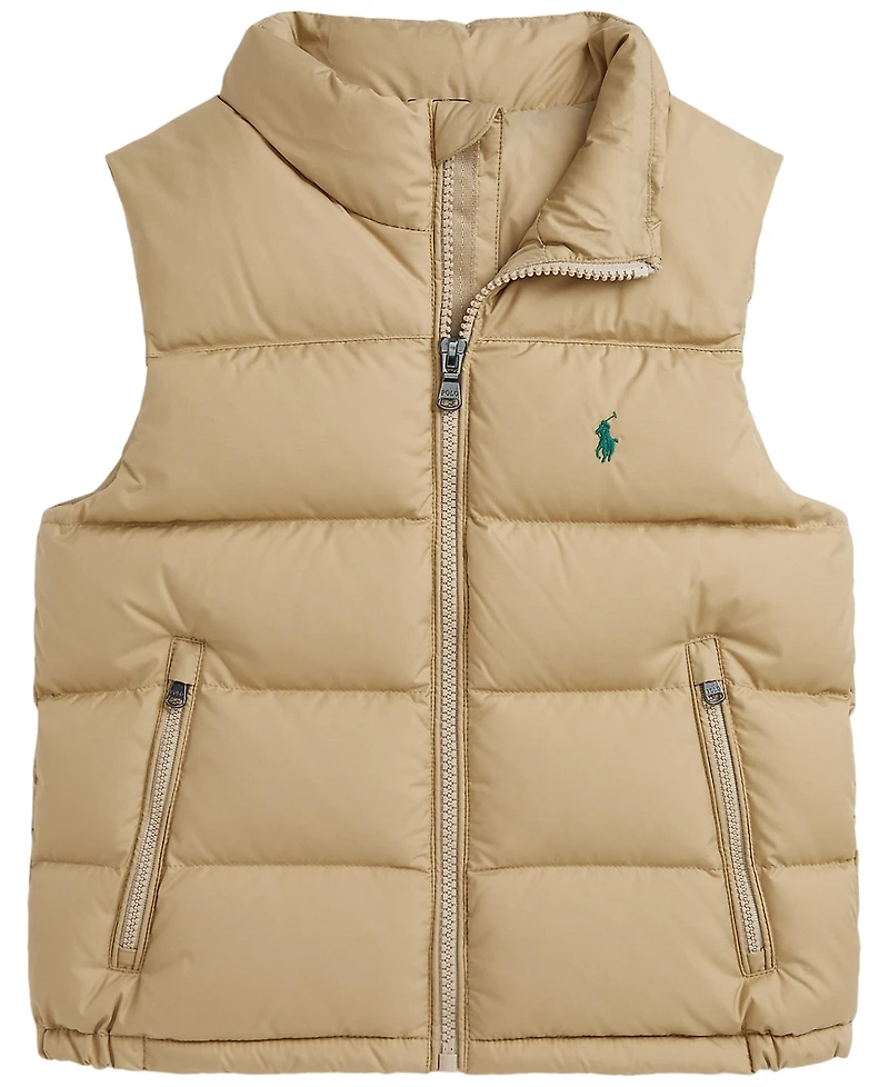 Polo Ralph Lauren Boys' 2T-7 The Gorham Down Embroidered Vest